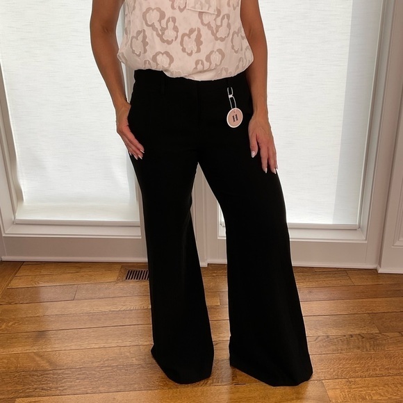 Giorgio Armani Pants - Giorgio Armani black pinstripe trouser